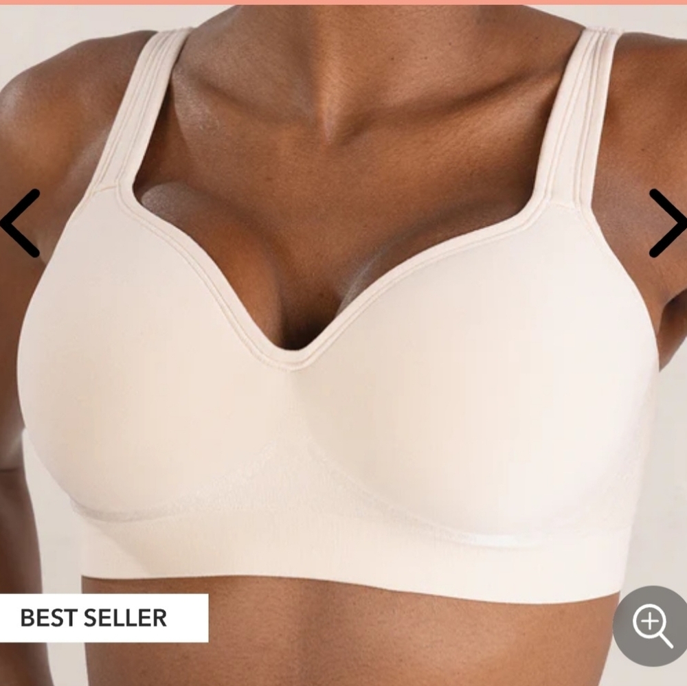 Shapermint Essentials Sweetheart Wireless Contour Bra - Chai Color